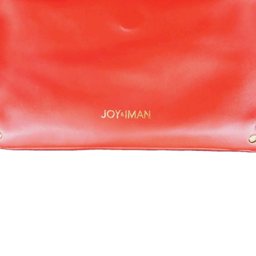 Joy & Iman Chic Leather Crossbody With RFID And Tassle & Gold Zipper & Accents